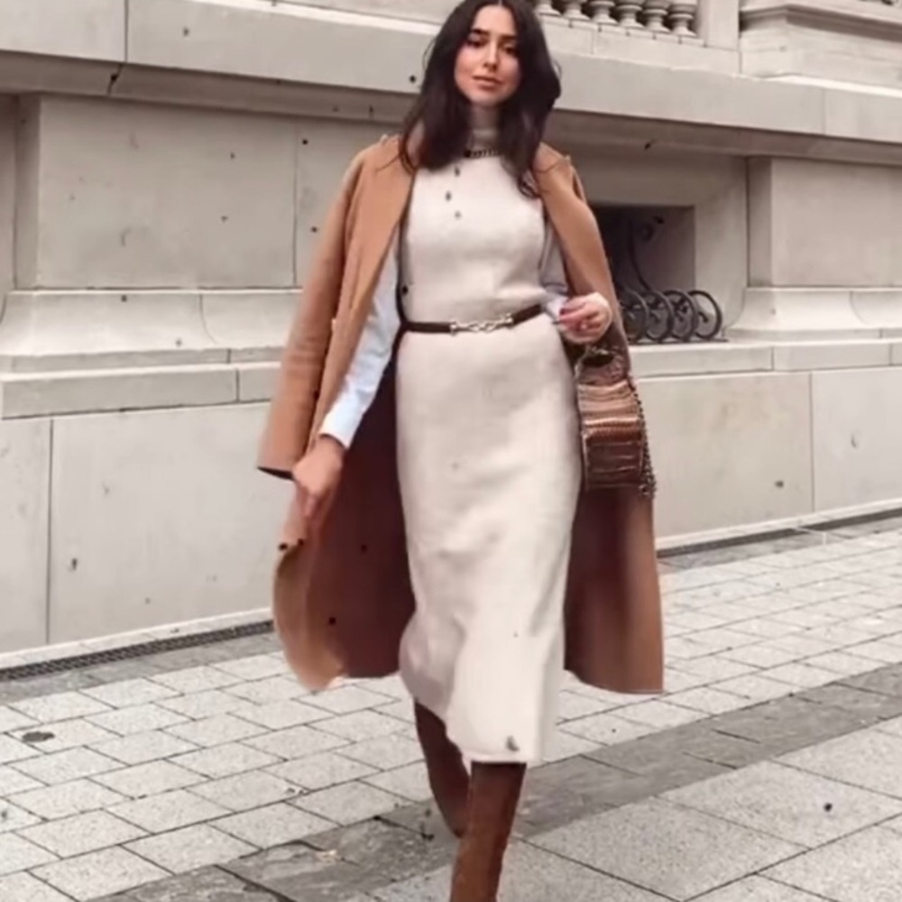 Zara Ribbed Knit Dress - Picture 3 of 3